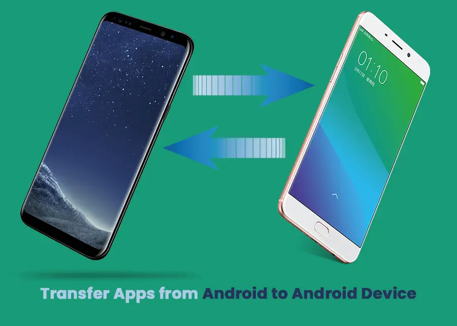 Transfer apps from android to android