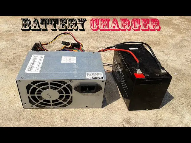 20 Amp Battery Charger With Computer Power Supply