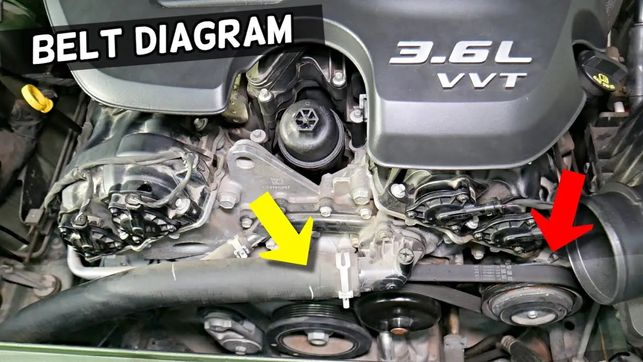 2014 Dodge Charger 3.6 Serpentine Belt Diagram