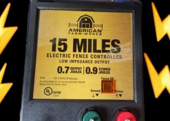 American Farmworks Solar Fence Charger Blinking Red Light