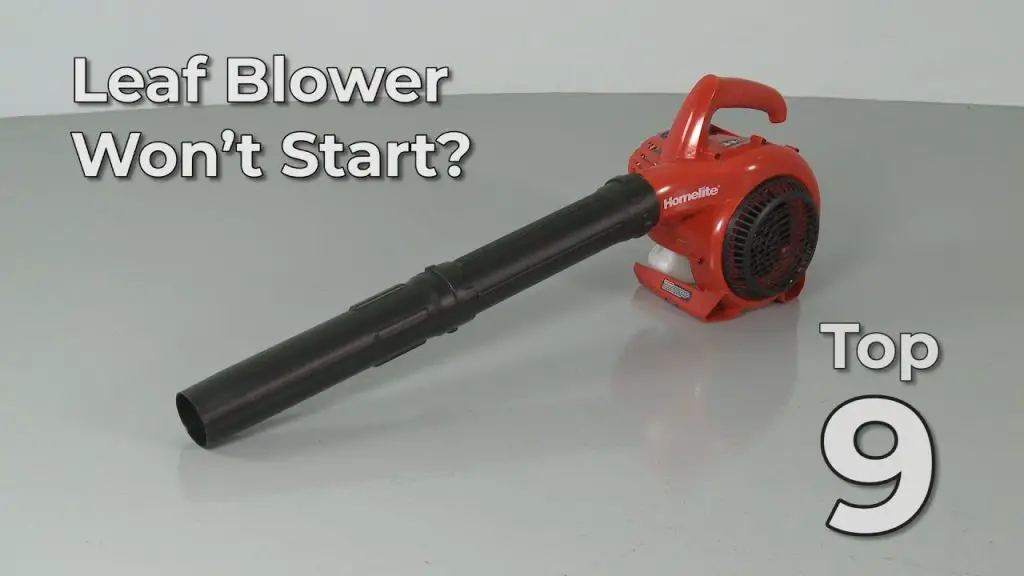 Craftsman Electric Leaf Blower Won'T Turn on