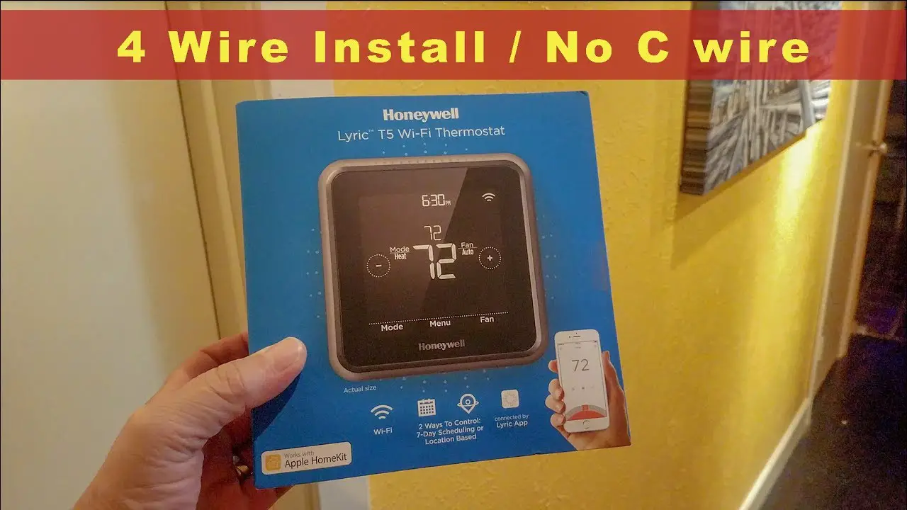 Honeywell T5 Smart Thermostat Installation Without C Wire