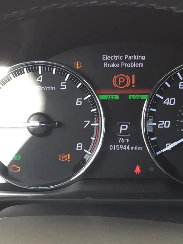 How to Fix Electric Parking Brake Problem Acura Tlx