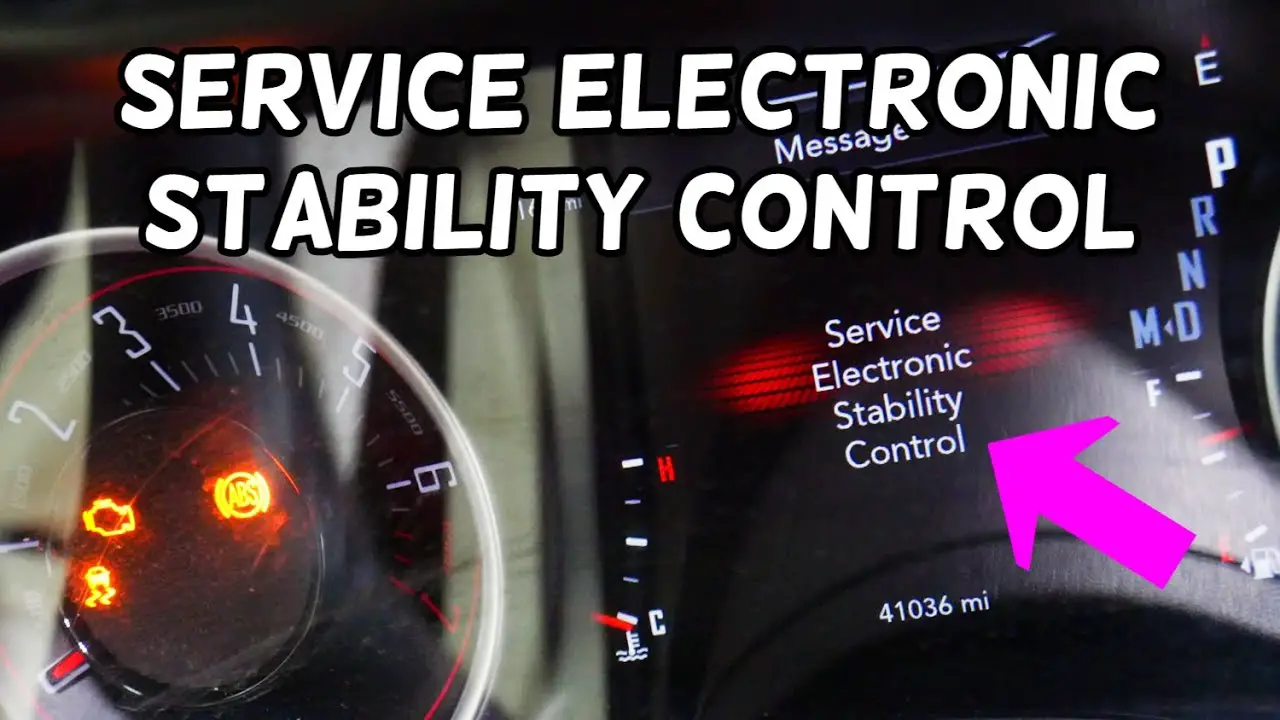 How to Fix Service Electronic Stability Control Dodge Charger