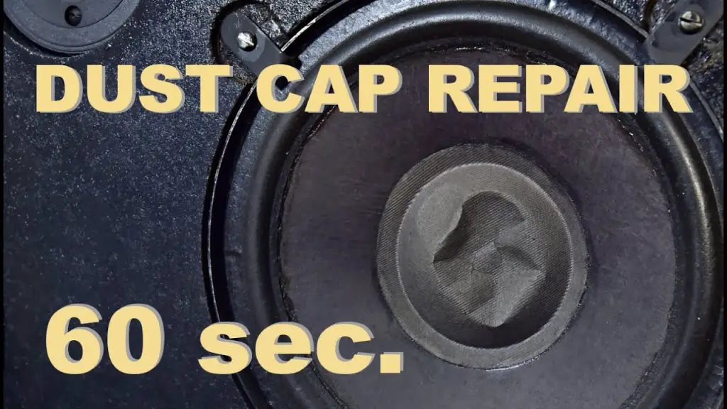 How to Fix Speaker Dust Cap