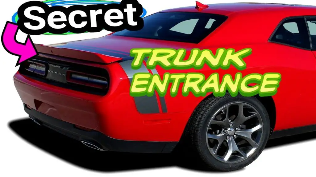 How to Open Dodge Charger Trunk Without Key