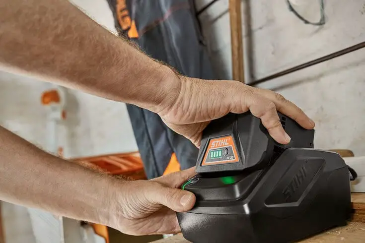 How to Remove Stihl Battery from Charger