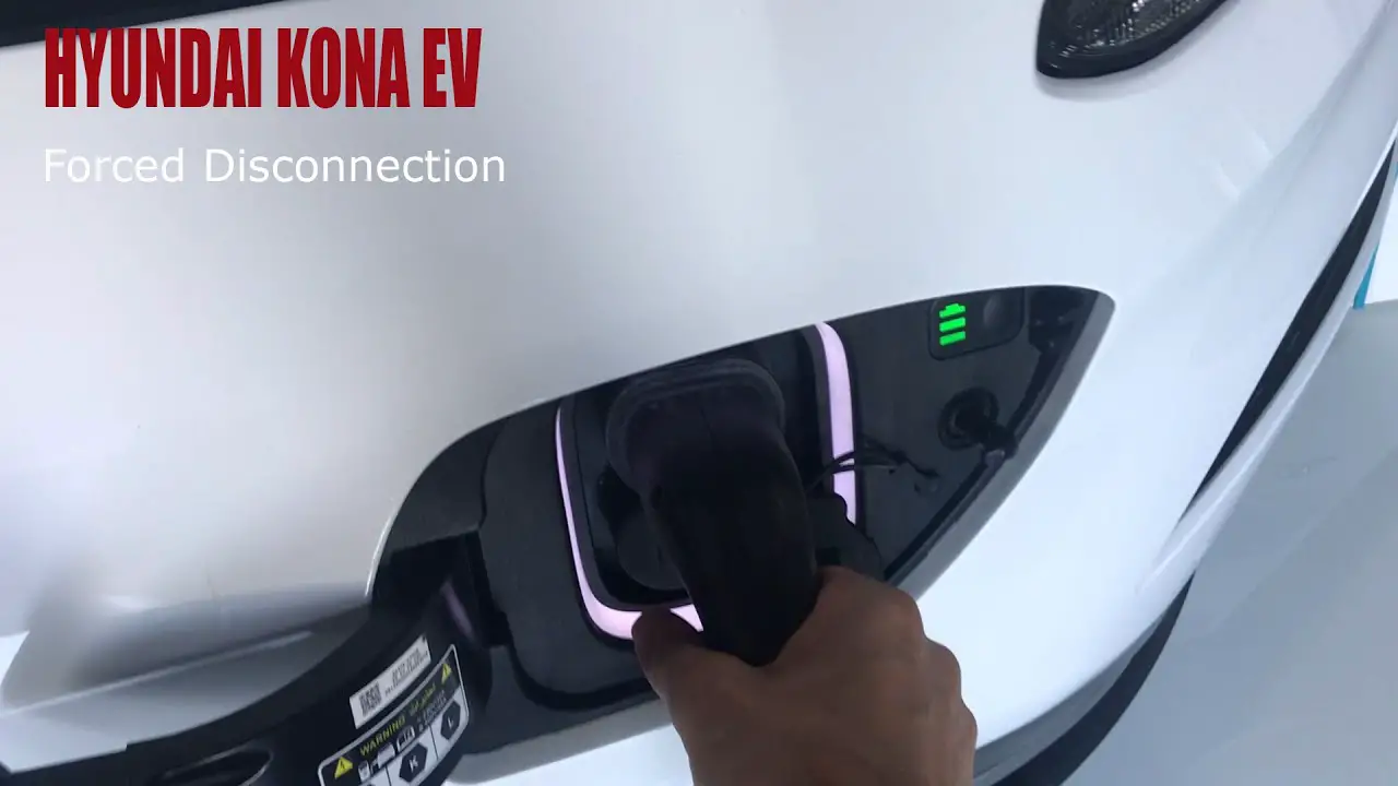 How to Unplug Electric Car Charger Hyundai