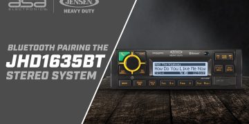 Jensen Heavy Duty Radio Bluetooth Pairing Jhd1635Bt
