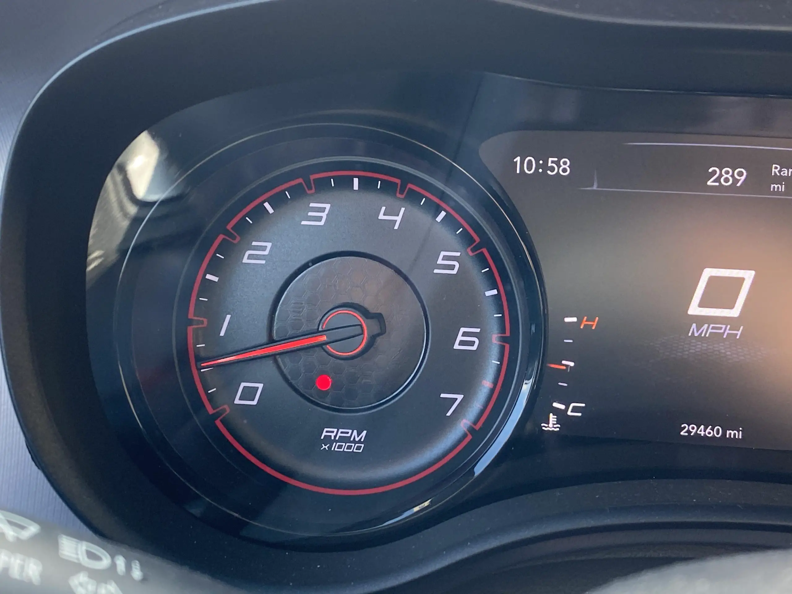 Red Dot on Dashboard Dodge Charger 2019