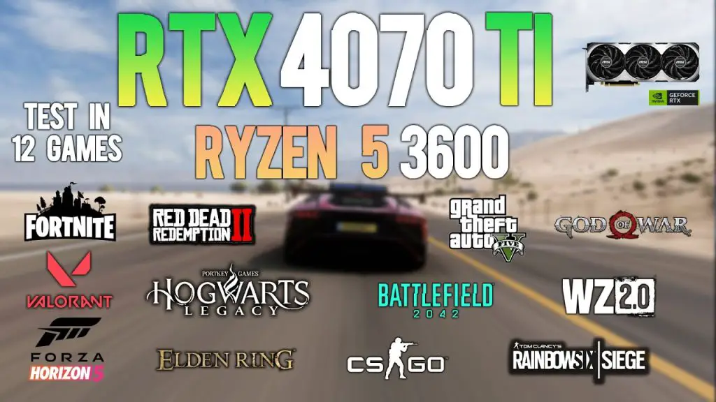 Rtx 4070 Ti Ryzen 5 3600