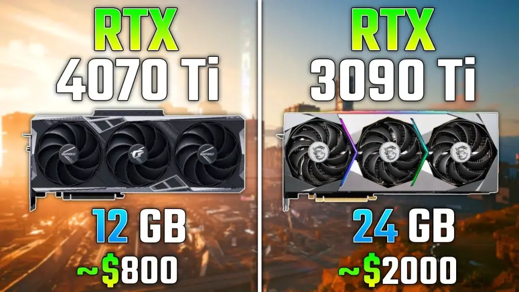 Rtx 4070 Ti Vs Rtx 3090 Ti