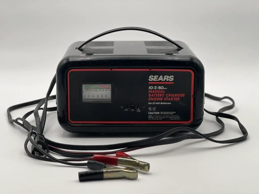 Sears 10/2 Amp Battery Charger Manual