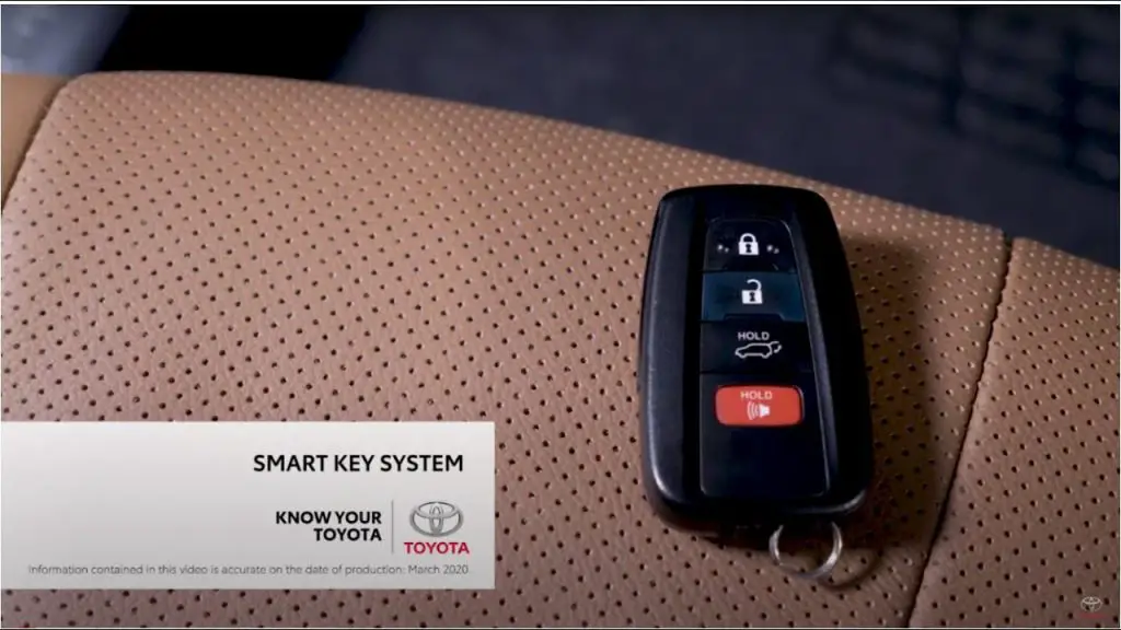 Smart Key System Malfunction Toyota Camry 2018