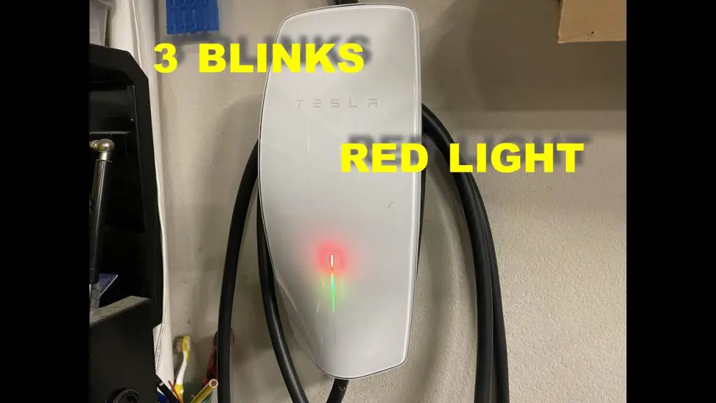 What Does Red Light on Tesla Charger Mean