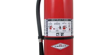 What is the Effective Range of Potassium Bicarbonate Portable Extinguisher