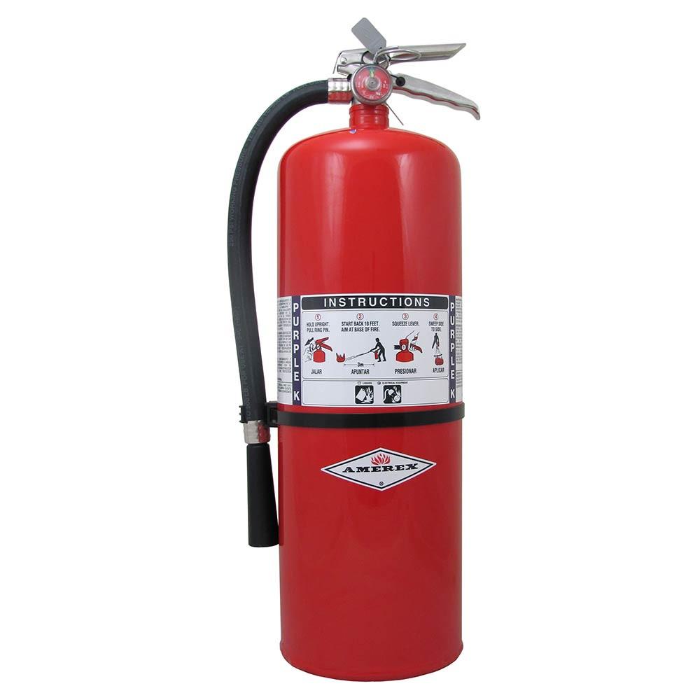 What is the Effective Range of Potassium Bicarbonate Portable Extinguisher